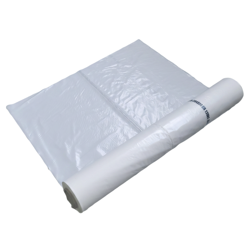 B1 LDPE Folie 30 µm – 4x50 m Rolle, schwer entflammbar nach DIN 4102