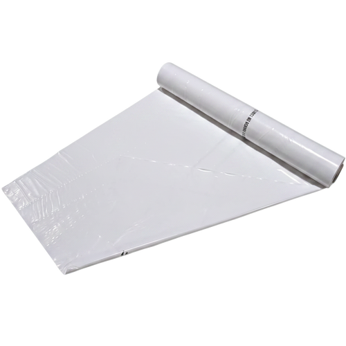 B1 LDPE Folie 60 µm – 4x50 m Rolle, schwer entflammbar nach DIN 4102