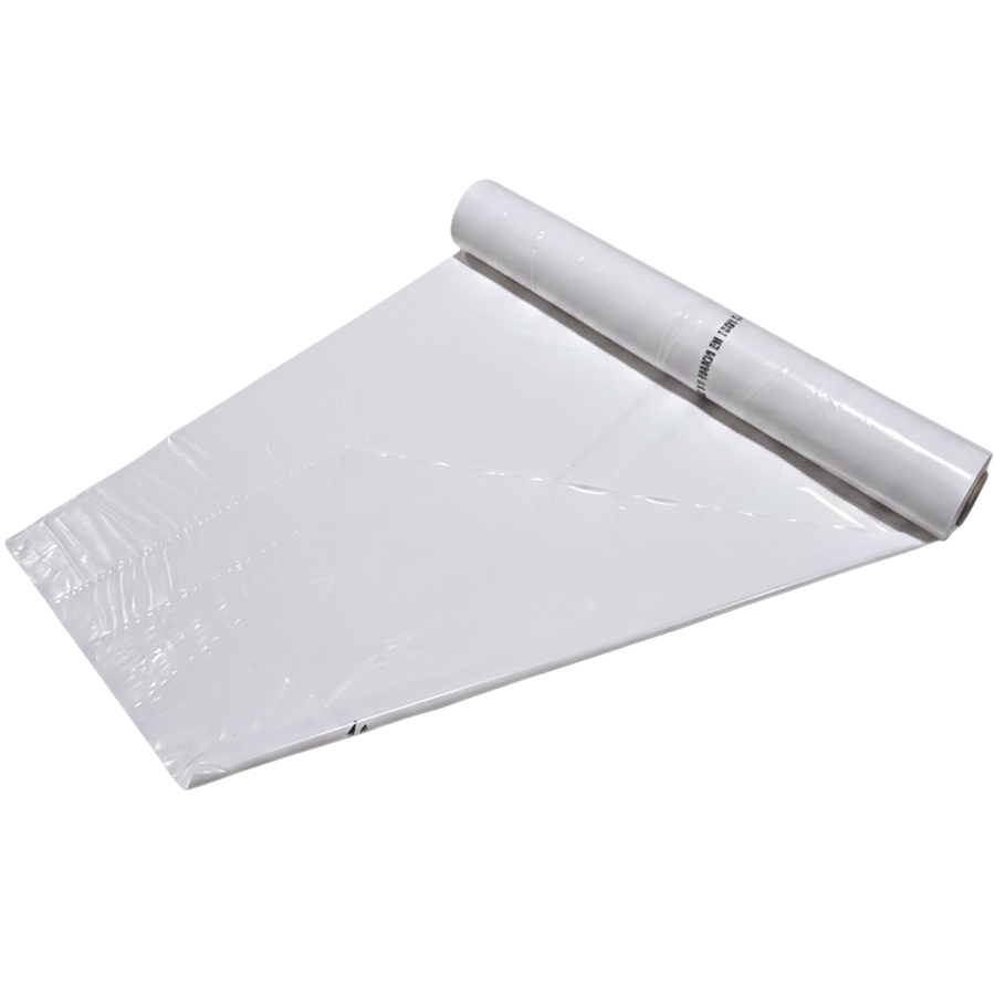 B1 LDPE Folie 60 µm – 4x50 m Rolle, schwer entflammbar nach DIN 4102