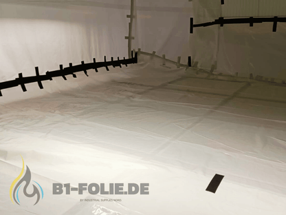 LDPE Folie, 4x50m (60my) schwer entflammbar B1
