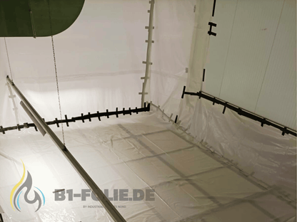 LDPE Folie, 4x50m (60my) schwer entflammbar B1