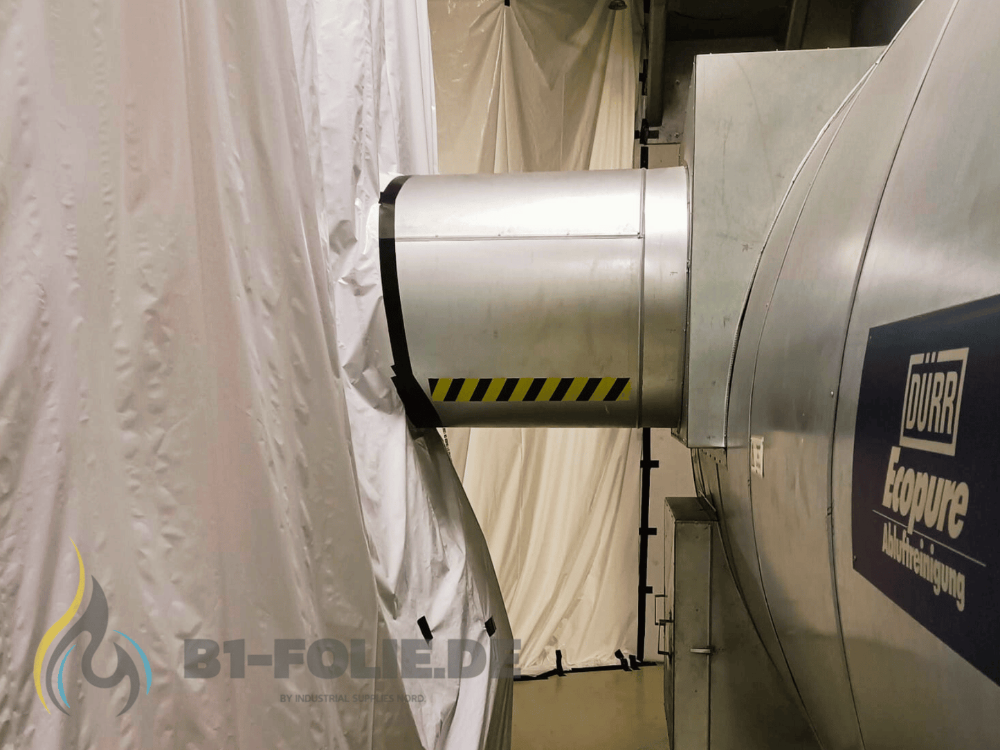 LDPE Folie, 4x50m (60my) schwer entflammbar B1